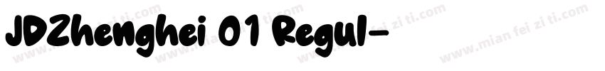 JDZhenghei 01 Regul字体转换